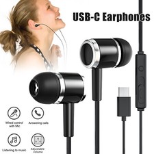 1-10PCS For Samsung Galaxy S22 Ultra S21 Type C Headphone Headset Earbuds w/MIC