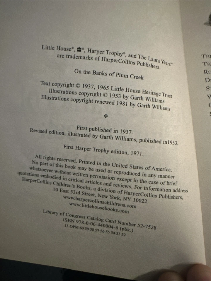 Laura Ingalls Wilder On The Banks Of Plum Creek — 第 4/4 张图片