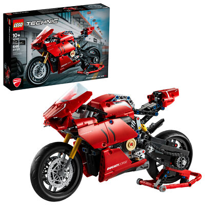 Lego 42107 Technic 10+ Ducati Panigale V4 R NEW MotorCycle Bike Racing 646Pieces