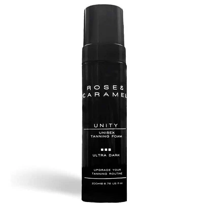 ROSE AND CARAMEL Unity Ultra Dark Tanning Foam Mousse for Flawless Tan *NEW*