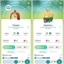 Pokemon Flapple, Appletun (Applin Evolution) ...