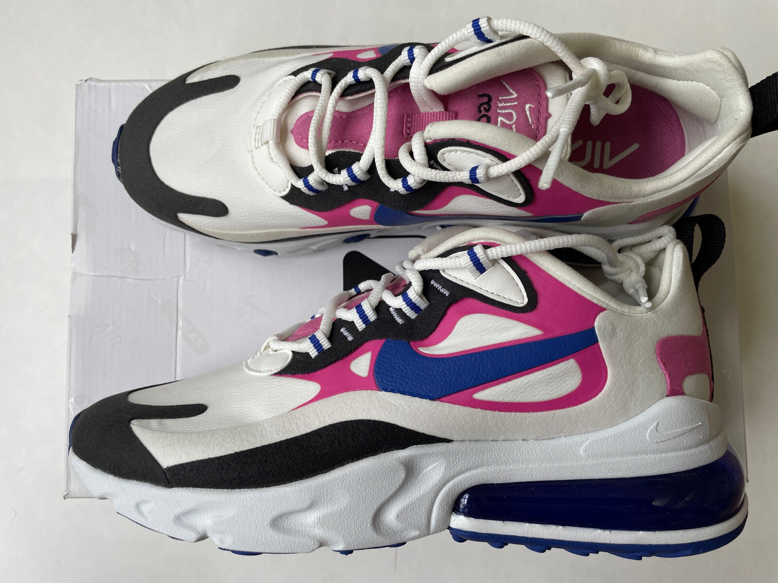 NIKE Air Max 270 React Women's White 