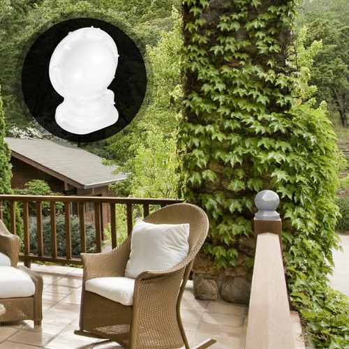 Ball Sphere Mold Concrete Cement Orb Mold Roman Column Ball Decoration Mold - 第 9/12 張圖片