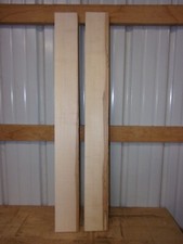 2 PC MAPLE LUMBER WOOD KILN DRIED BOARDS 40 1/4"X 4 1/4"X 1" LOT 450L 1/4 SAWED