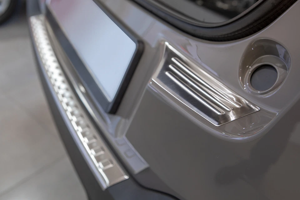 Protector de borde de carga de acero inoxidable adecuado para Citroen C4 Cactus 2 bisel 2018- - Imagen 4 de 4