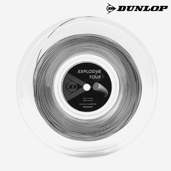 Dunlop Explosive Tour 120mm125mm 200m Tennis Racquet Racket String Gray NWT 25190₽