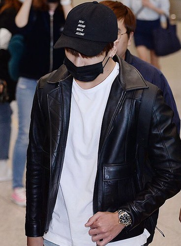 Jungkook Pure Black Leather Jacket Celebrity 100% Handmade Urban