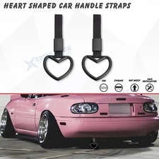 Hanger Ring Hanging Handle Strap Dangling Pendant Heart Shaped Car Subway Bus