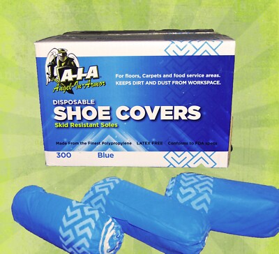 300 Non Skid Shoe Covers- Disposable Real Estate A-I-A Brand Up to Men's  Size 11