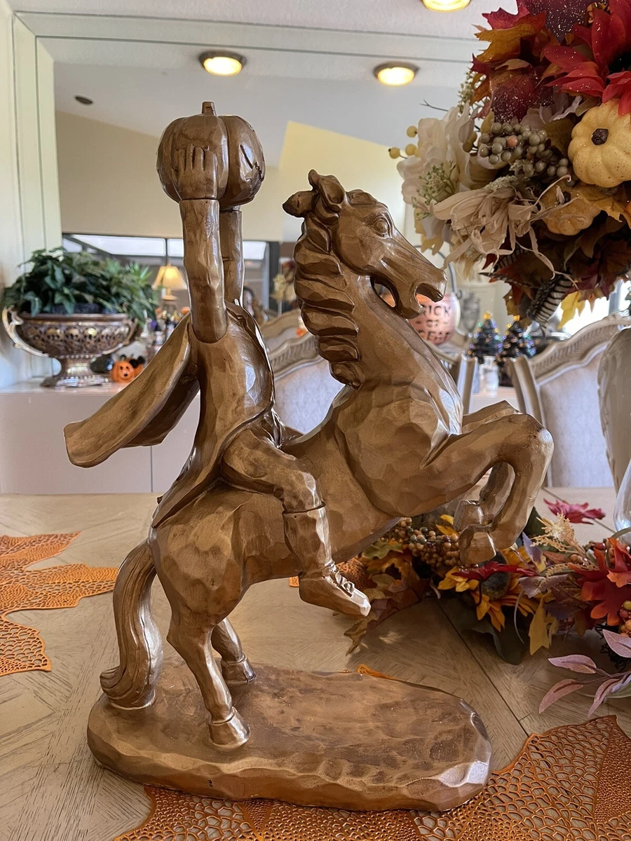Headless Horseman Statue Halloween Ichabod Crane Headless, 45 OFF