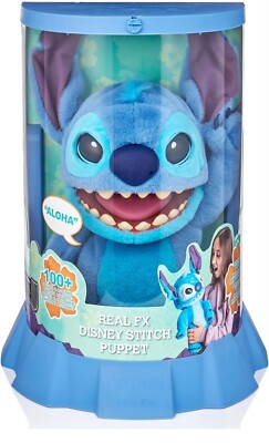 Lilo & Stitch Real FX Disney Stitch Animatronic Puppet 18  Interactive Plush Toy