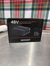 NEEWER 48V Phantom Power Supply ,Stable Low Noise Portable No Adapter Just Unit