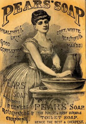 Vintage Pears Soap Laundry Soap Reproduction Framing Print Advertising 17x12