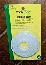 paper while foundation piecing Dritz Quilting Washaway Wonder Tape 1//4/"X10yd
