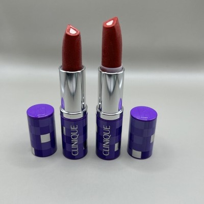 2x Clinique Dramatically Different Lipstick 20 Red Alert 0.1oz/3g Full Sz NEW