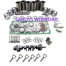 6BD1 6BD1T Overhaul Rebuild Kit + Crankshaft Rods for Isuzu Engine EX200 EX200-3