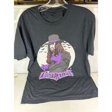 WWE Undertaker Graphic T Shirt Black Purple Wrestling 2019 Size Medium