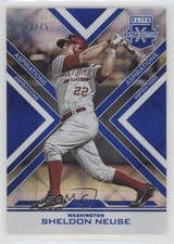 2016 Panini Elite Extra Edition Aspirations Blue 13/75 Sheldon Neuse #58 fm0