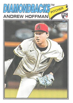 2026 Topps Heritage #211 - Andrew Hoffman Arizona Diamondbacks (RC)