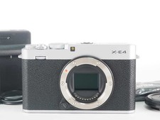 Fujifilm Fuji X-E4 26.1MP Digital Camera Silver Body 15532 Shots Exc   Z5070