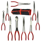 9pc - 11" Long Nose Plier Set | Extra Long Reach, Heavy Duty