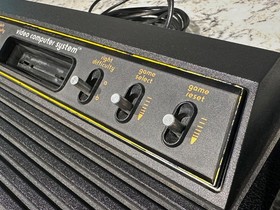 ATARI CX2600 'Heavy Sixer' Six Switch Console Early F Series Sunnyvale CA. RARE
