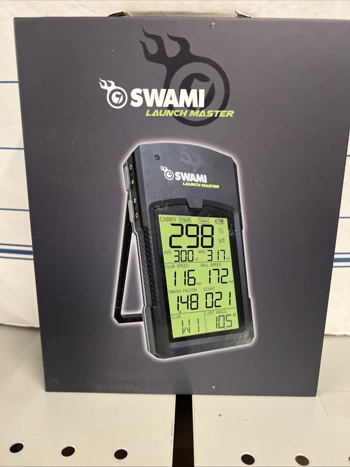 IZZO Swami Launch Master Launch Monitor-Golf Ball Strikin &Accuracy Trainer. B2