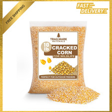 Cracked Corn Bird Seed Wildlife Feed 10 lb Natural Grown in USA For Ducks
