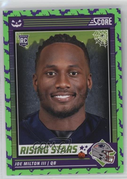 2024 Panini Score-A-Treat Rising Stars Green Bats Joe Milton III Rookie RC 1eh5