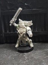 OOP Warhammer 40k Space Wolves Blood Claw Sergeant Wolfhead Backpack Metal Conv