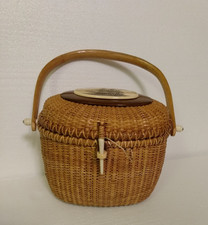 The Nantucket Basket Handbag Lined  Mint Condition