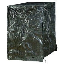 Lona cubierta palet negra, plateada del fabricante varía 10,5 mil, 36 pulgadas de ancho, 72 pulgadas de profundidad,