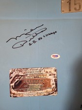 Mike Ditka Autographed Soldier Field Stadium Seat Back Psa Coa