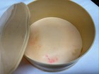 Vanity Powder Box, Vintage Art Deco Antique French Ivory Celluloid Louis XVI — photo 8