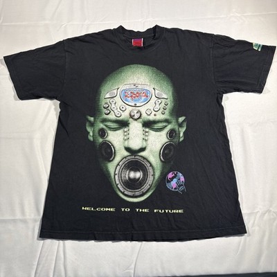NOPE Nothing Personal Welcome To The Future T Shirt Large