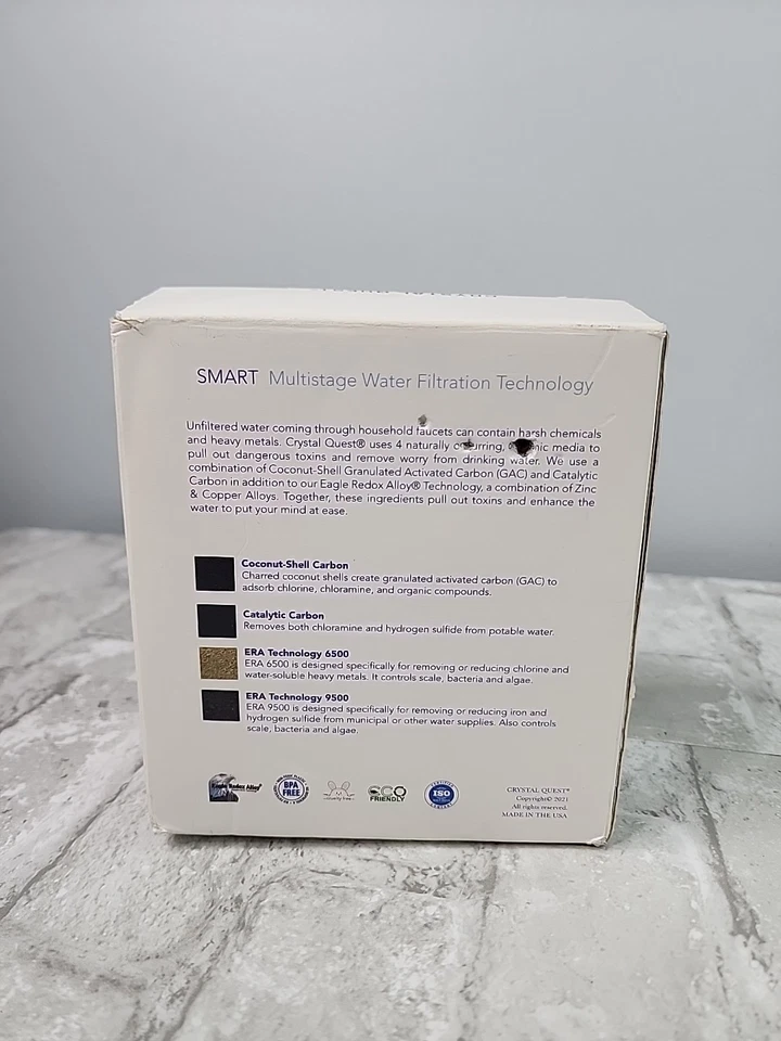 Sistema de filtro de agua Crystal Quest para montaje en grifo (filtración avanzada de 6 etapas) Foto 3 de 4