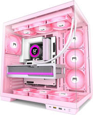 H1 ATX PC Case - Pre-Installed with 7 PWM ARGB Fans - Dual Cavity Mid-Tower PC