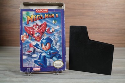 NO GAME Mega Man 5 (Nintendo NES) Box Only See Photos