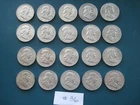 US Ben Franklin Half Dollar Roll - 20 coins as pictured - $10 Face Value Lot #36