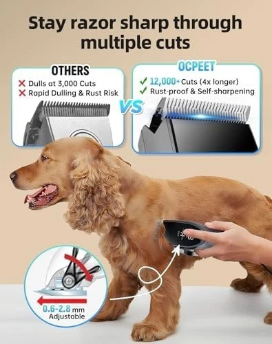 WAHL Profesional PET CORTAPELOS Kit de Acicalamiento para Perros Resistente Recortadora Pelo Grueso EE. UU. Foto 2 de 4