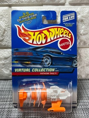 Hot Wheels Virtual Collection Cars Fathom This 2000 #152 Orange/White