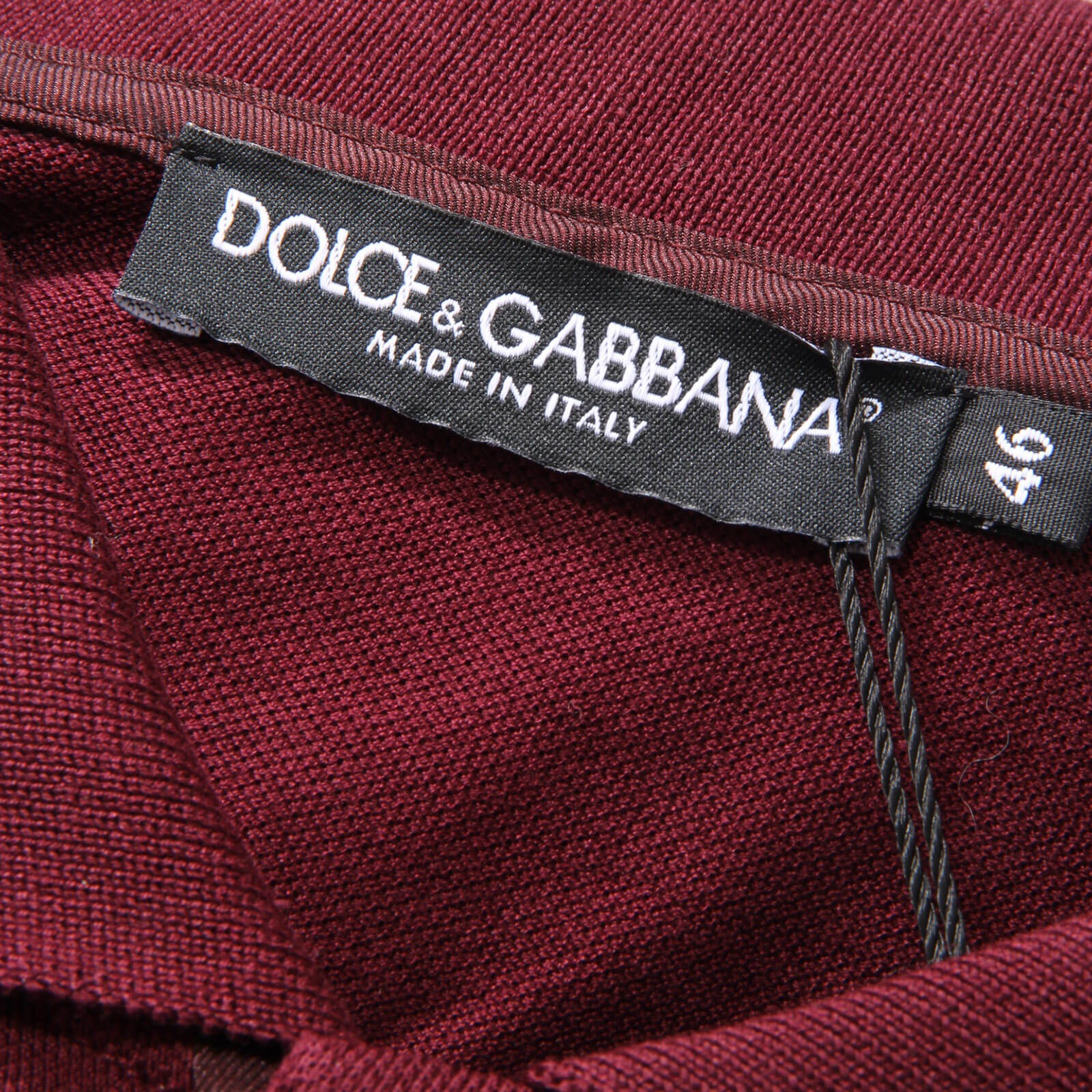 6706AG polo uomo DOLCE & GABBANA bordeaux cotton t-shirt polo men image 4