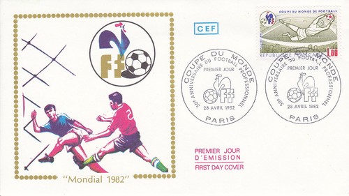 2 Documents Premier Jour Coupe Du Monde 98, 8 Timbres Oblitérés, France 1997/96