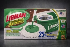Libman Tornado Spin Mop & Bucket System with Premium  & Polypropylene Bucket