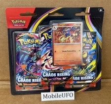 Pokemon TCG ME04 Chaos Rising 3 Pack Booster Blister W/ Charmeleon Promo Sealed