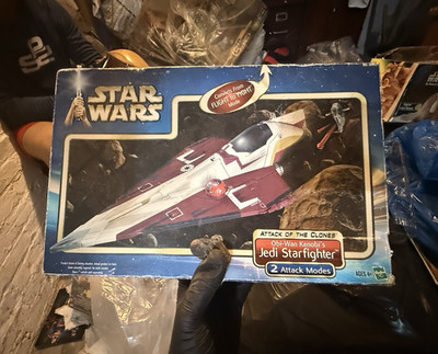 Hasbro Star Wars Jedi Starfighter Obi-Wan Kenobi Attack of the Clones 2002