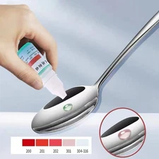 Stainless Steel Testing Solution 30 Seconds Red 5 Seconds Red Analysis Of