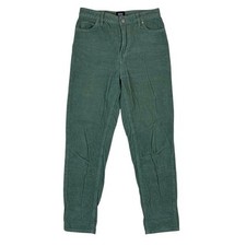 BDG Urban Outfitters Green Corduroy Mom Jeans 26 High Rise Casual Retro