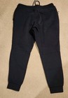 Nike Pants Mens Large L NAVY Blue Tech Fleece Jogger Zip Pocket READ SOLD AS IS