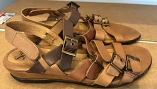 Sofft Women’s 9M Brown Leather Strappy Sandals